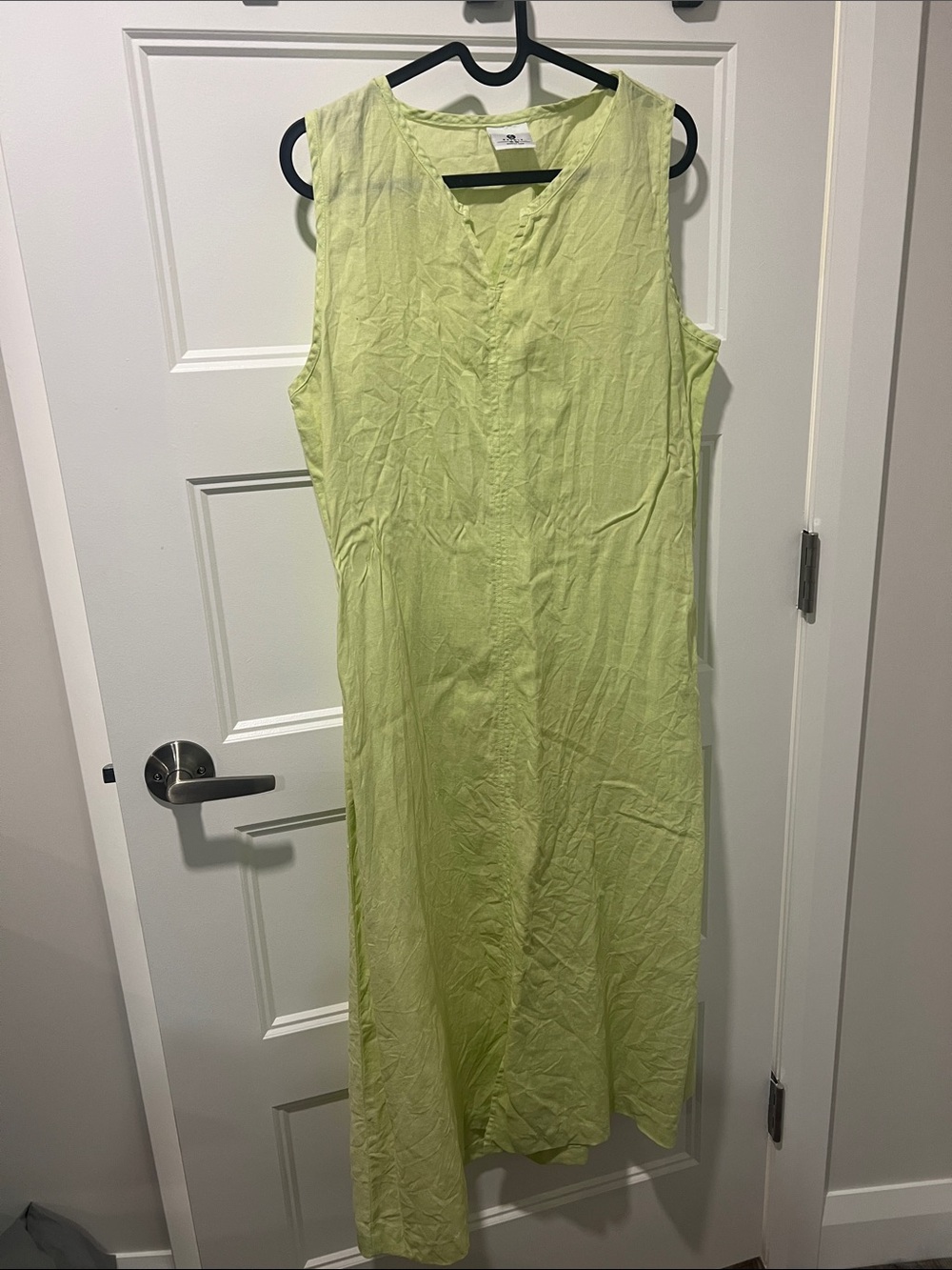 Spirit Lime Green Sleeveless Maxi Dress